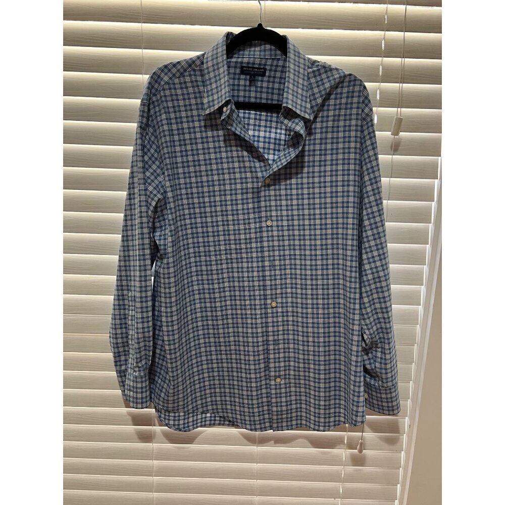 Peter Millar Crown Crafted Long Sleeve Button Up Shirt‎ - Size - L